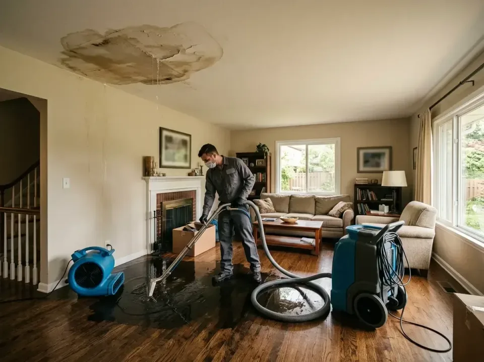 attic-pipe-burst-ceiling-drip-008 — frequently asked questions, Water Damage Restoration & Carpet Care in Lawrence, IN
